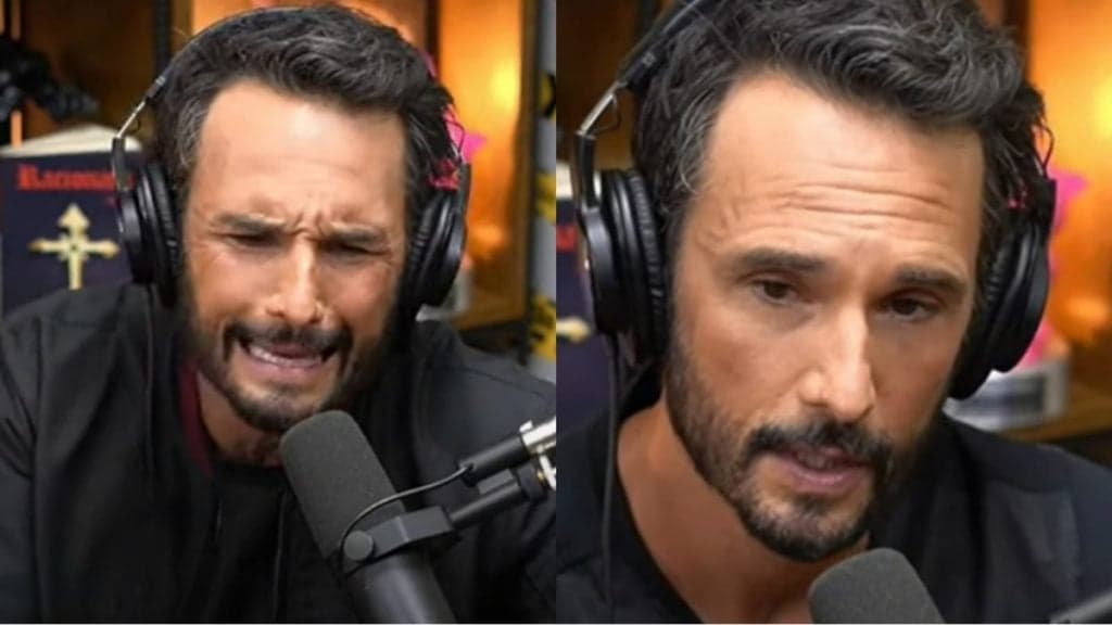 Rodrigo Santoro é obrigado a se depilar com cera quente, grita de dor e cai no choro: "Mordi a toalha"
