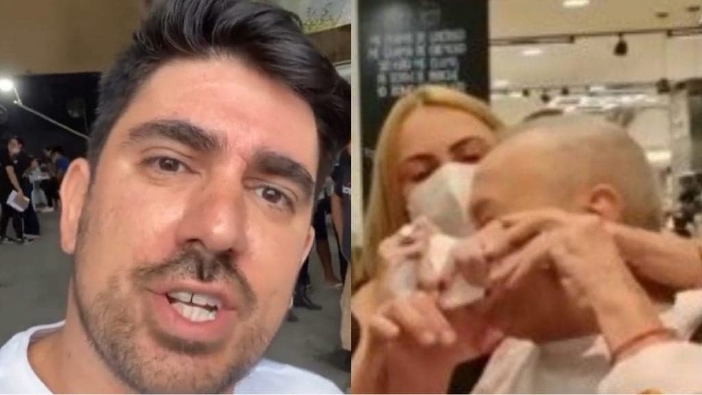 Marcelo Adnet detona atitude de esposa de Stênio Garcia, após ela arrancar ator de entrevista: “Assustador”