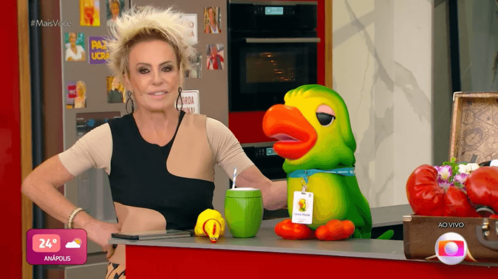 Louro Mané perde as estribeiras com Ana Maria, ao vivo, e acaba dando esporro na apresentadora na Globo