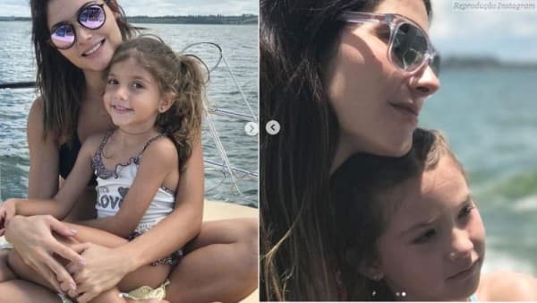 Esposa de Daniel mostrou fotos com as filhas mais velhas (Foto: Reprodução)