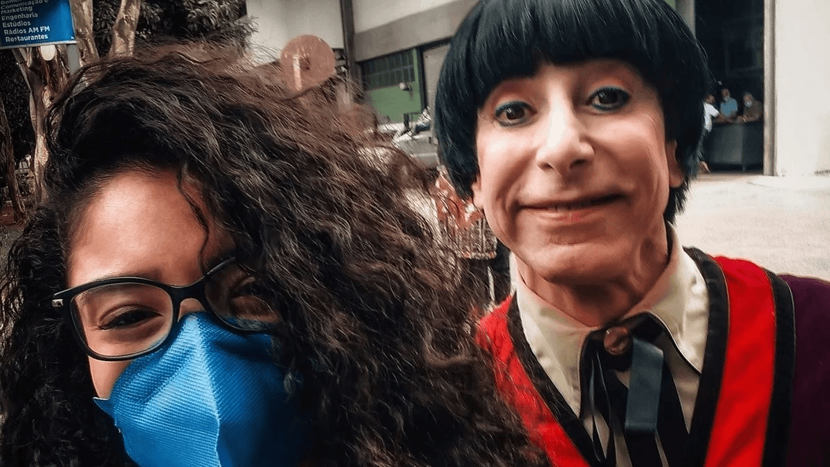 Cassio Scapin surge caracterizado de Nino (Foto: Reprodução/Instagram)