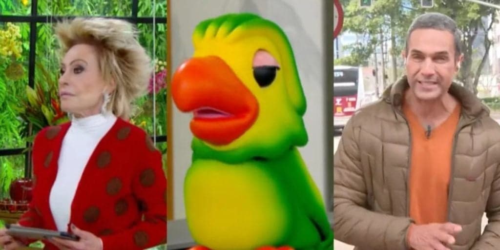 Repórter de Ana Maria debocha de Louro Mané ao vivo, loira se envolve e deixa repórter surpreso com resposta