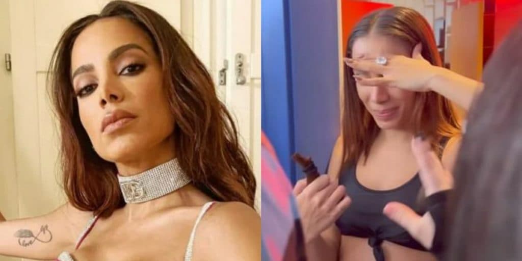 Anitta tem cabelo cortado por amigos em festa e cantora pira: "O que ela fez?"