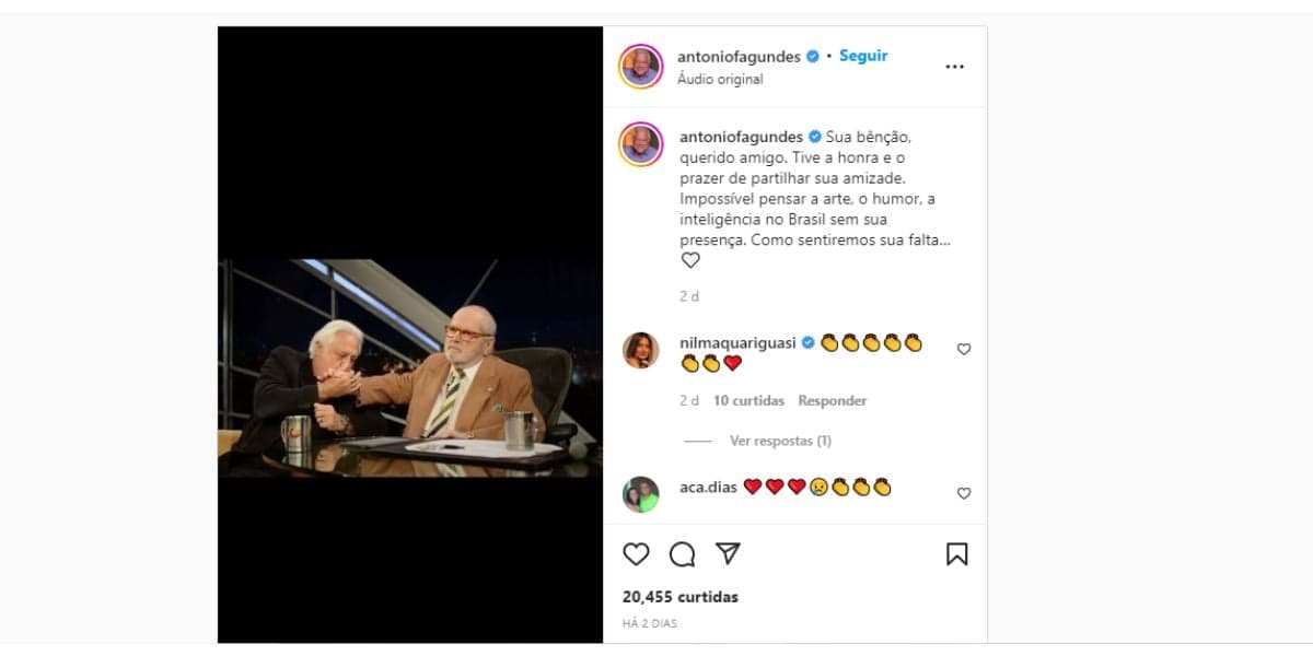 Antônio Fagundes e Jô Soares Antônio Fagundes e Jô Soares