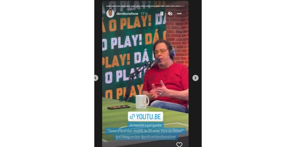 Casagrande em entrevista para Denílson