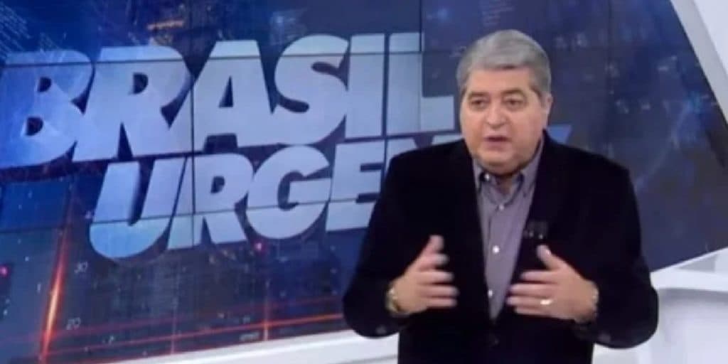 Datena noticia suposta morte de famoso, vê que se enganou e explode na Band: "Vão responder por homicídio"
