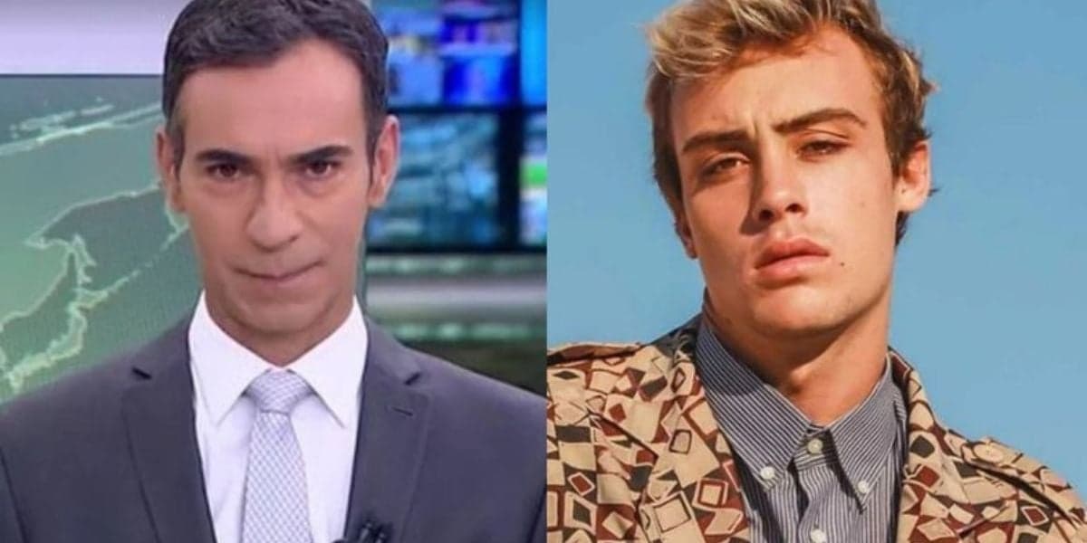 Jornalista César Tralli quebra protocolo ao vivo durante o Jornal Hoje na Globo e pede que criminoso pague indenização após matar jovem - Reprodução Jornalista César Tralli quebra protocolo ao vivo durante o Jornal Hoje na Globo e pede que criminoso pague indenização após matar jovem - Reprodução