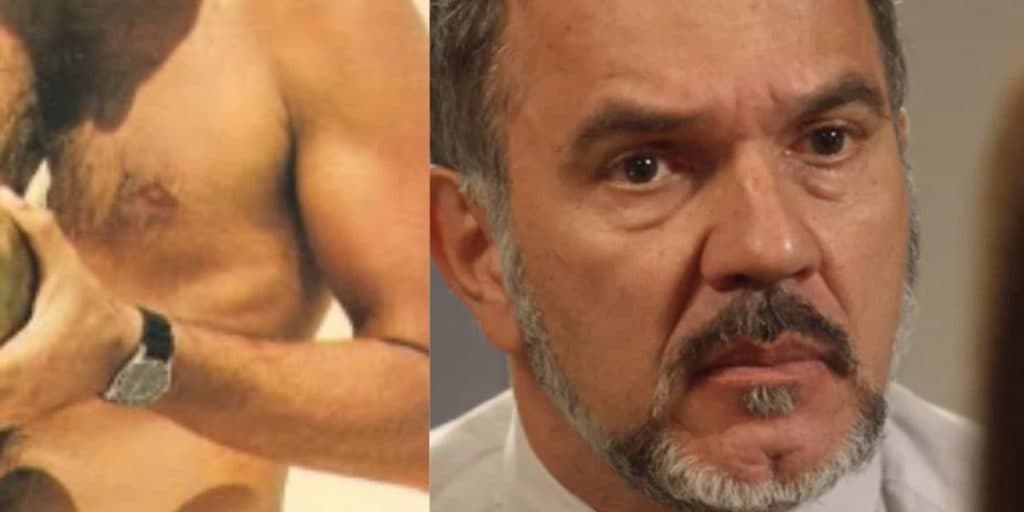 Galã da Globo, Humberto Martins tem foto de quando era novinho divulgada e corpão com volume na sunga choca