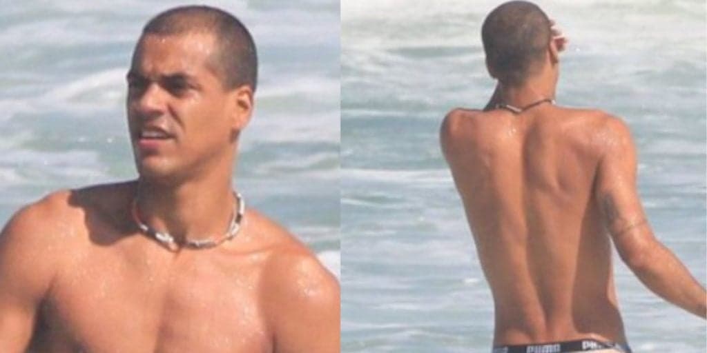 Marcello Melo Jr protagoniza momento ousado em praia