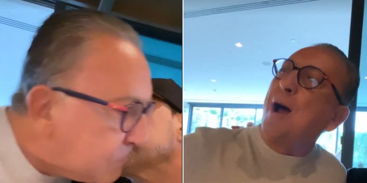 O Galvão Bueno e Zezé Di Camargo usaram suas redes para exibir um encontro inusitado e super especial que tiveram neste sábado dia 20 - Reprodução Instagram