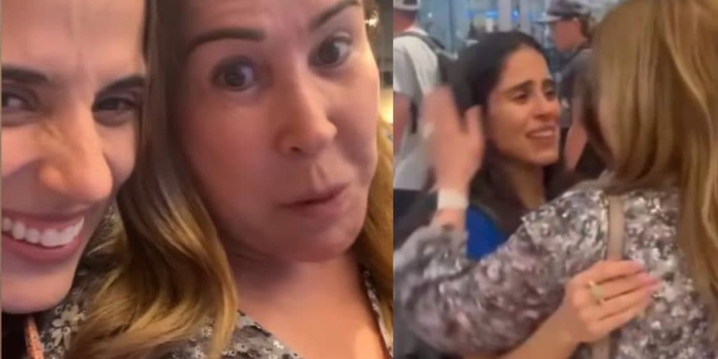 Camilla Camargo compartilha vídeo do encontro com mãe