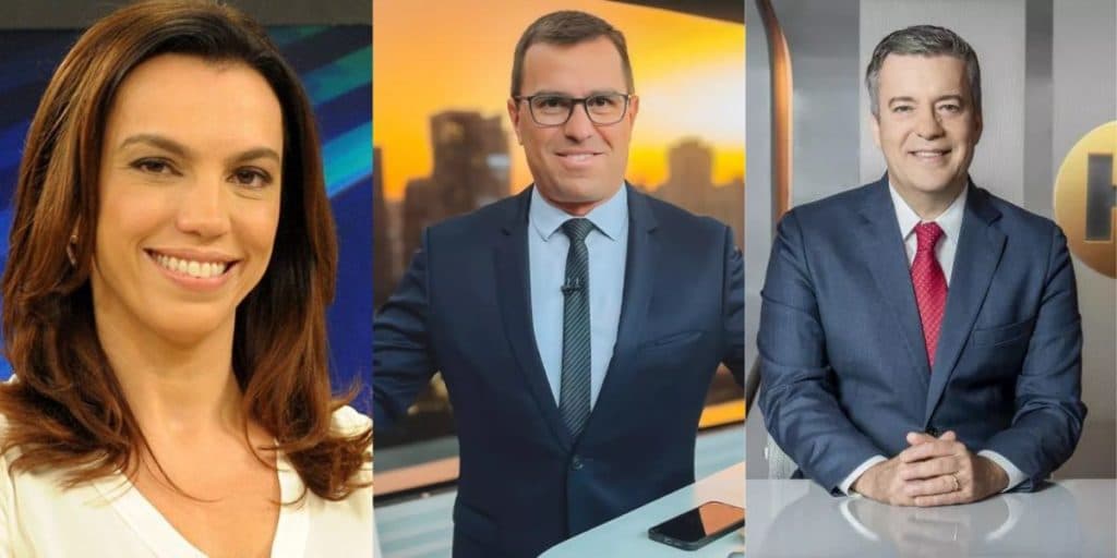 Ana Paula Araújo, Rodrigo Bocardi e Roberto Kovalick: âncoras das manhãs da Globo vivem relações discretas
