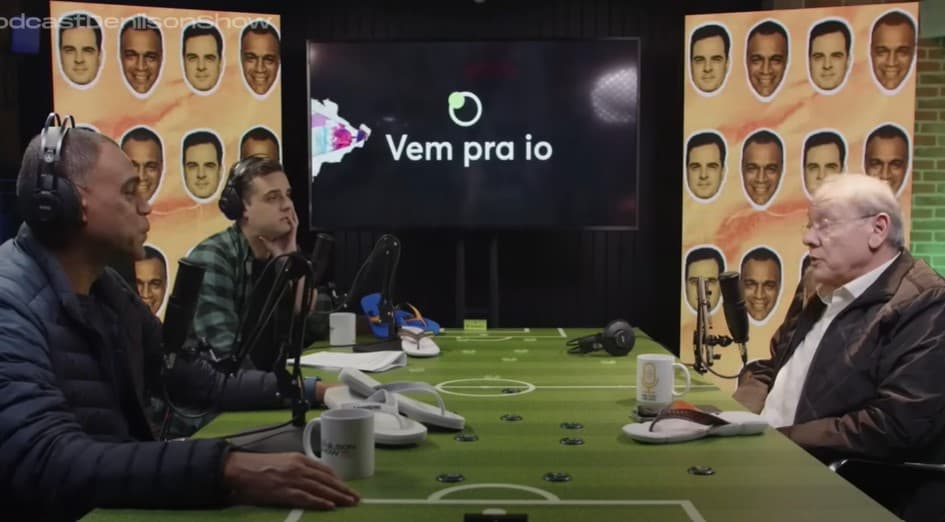 Milton Neves em entrevista para o Podcast Denilson Show