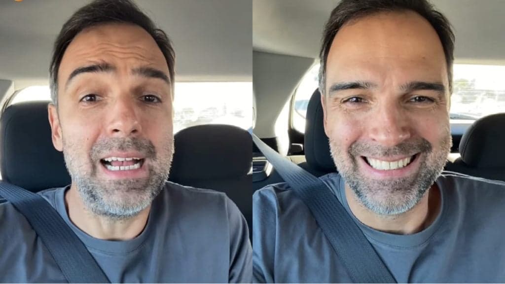 Tadeu Schmidt mostra com quem é casado em vídeo e confirma: “Nova fase”