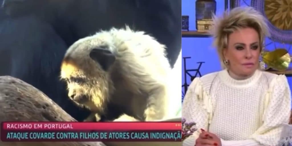 Absurdo: Ana Maria comenta caso de racismo dos filhos de Gio Ewbank e produção coloca imagem de macacos no ar