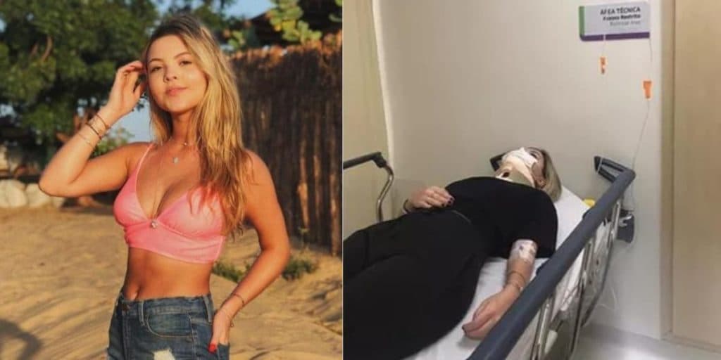 Urgente: Atriz Julia Gomes despenca de palco em show, fratura a coluna e é socorrida às pressas