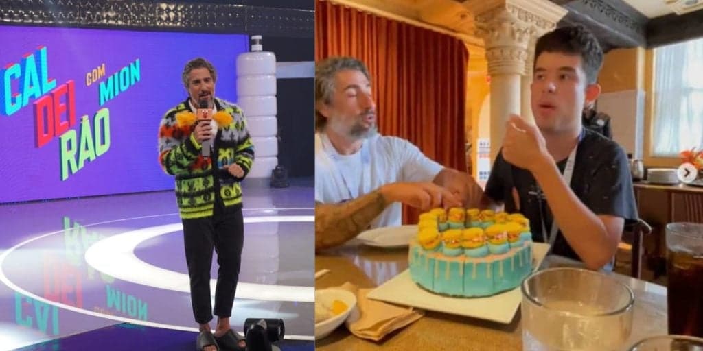 "Um menino pedir isso", Marcos Mion fica surpreso com pedido de filho em aniversário de 16 anos