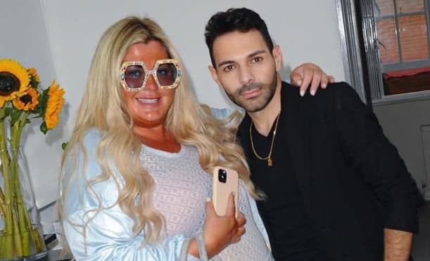 Herculano Neto, mais conhecido como 'Rei do Megahair' recebeu Gemma Collins em Londres