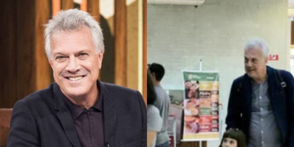 Pedro Bial, muito discreto, faz rara aparição pública com seu grande amor, filhas e impressiona