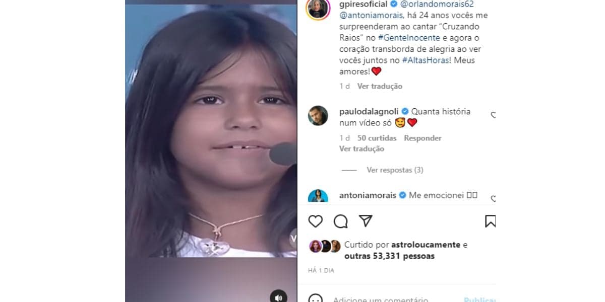 Antônia Morais cantando