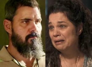 Pantanal - Maria Bruaca (Isabel Teixeira) fica em choque com violência contra Alcides (Juliano Cazarré) e casal tem final bombástico (Foto: Reprodução / Globo) Pantanal - Maria Bruaca (Isabel Teixeira) fica em choque com violência contra Alcides (Juliano Cazarré) e casal tem final bombástico (Foto: Reprodução / Globo)