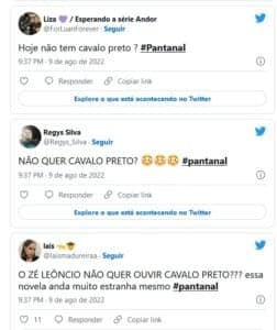 Durante uma roda de viola, José Leôncio (Marcos Palmeira) causou espanto no público de Pantanal e negar ouvir a sua música predileta (Foto: Reprodução / Twitter) Durante uma roda de viola, José Leôncio (Marcos Palmeira) causou espanto no público de Pantanal e negar ouvir a sua música predileta (Foto: Reprodução / Twitter)