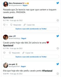 Durante uma roda de viola, José Leôncio (Marcos Palmeira) causou espanto no público de Pantanal e negar ouvir a sua música predileta (Foto: Reprodução / Twitter) Durante uma roda de viola, José Leôncio (Marcos Palmeira) causou espanto no público de Pantanal e negar ouvir a sua música predileta (Foto: Reprodução / Twitter)