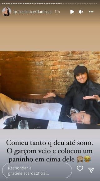 Graciele Lacerda expôs o que garçom fez com Zezé Di Camargo (Foto: Reprodução)