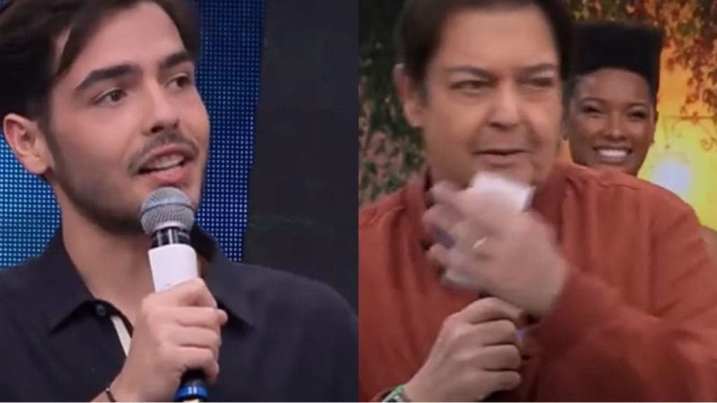 João Guilherme Silva, o filho de Faustão, surge aos beijos com namorada