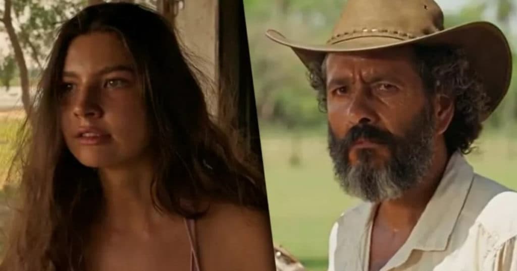 Pantanal - José Leôncio engole o orgulho e conversa com Juma para tentar impedir o pior