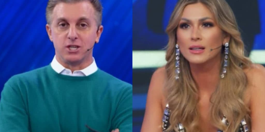 Lívia Andrade faz sua estreia na Globo e Luciano Huck cita indiretamente o SBT: "Não errou o endereço''
