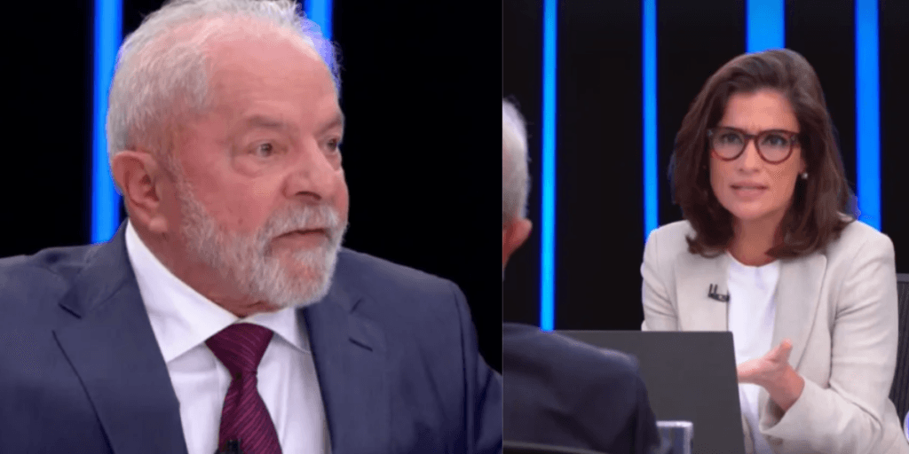 O que Renata Vasconcellos fez na entrevista de Lula no JN e dividiu opiniões; acusada de indireta