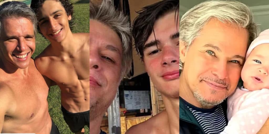 Filhos de Márcio Garcia, Edson Celulari e Fábio Assunção são considerados os mais lindos do Brasil por muitos