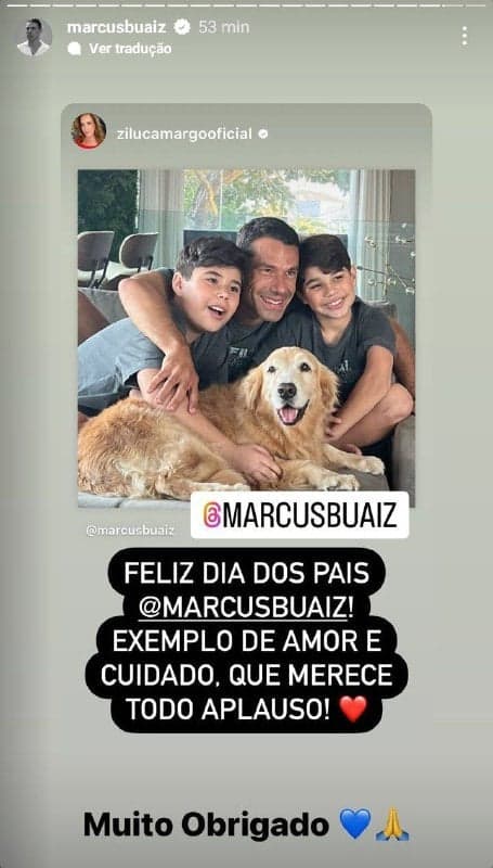 Marcus Buaiz, ex de Wanessa, ganhou recado de Zilu Godói (Foto: Reprodução)
