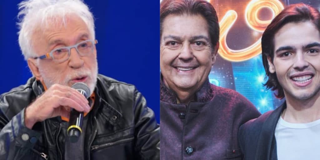 Moacyr Franco deixa filho de Faustão constrangido na Band: "Morrendo de medo de encarar seu pai"