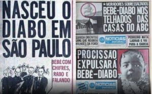 História do bebê-diabo foi tema de jornal em 1975 (Foto: Reprodução / Internet)
