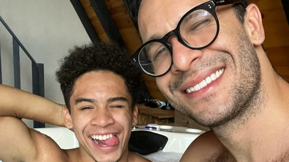 Pietro Cadete e seu pai famoso, Rainer Cadete 