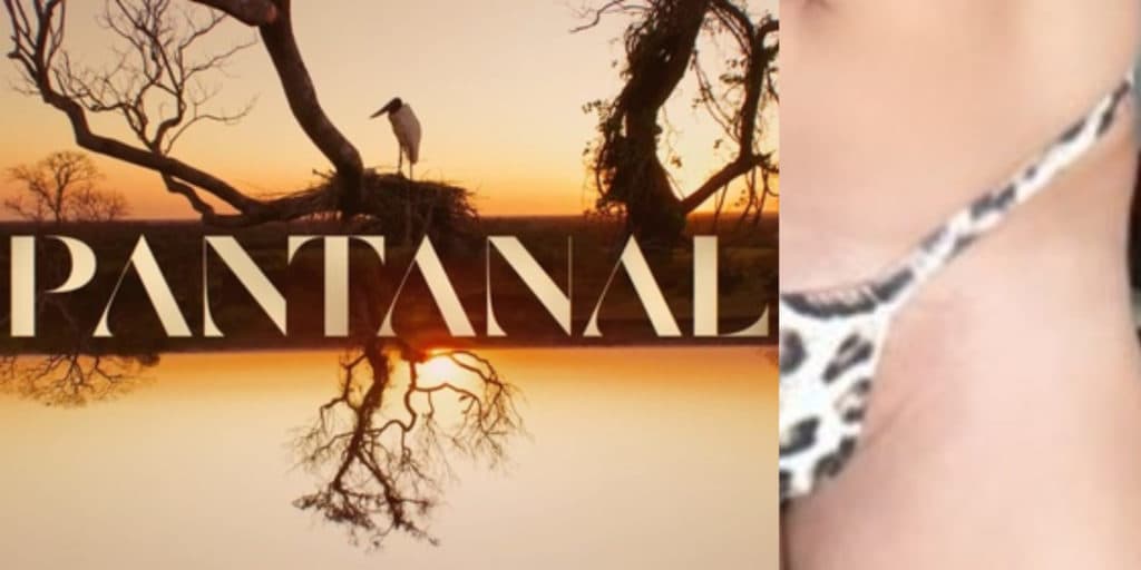 Ator de Pantanal tem foto usando calcinha 'pantaneira' divulgada: "Animal print"