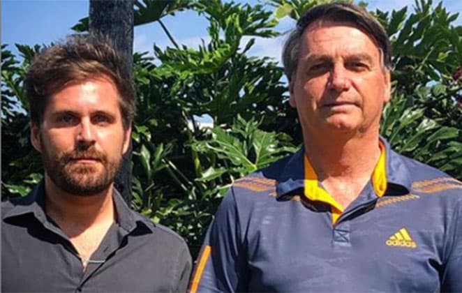 Thiago Gagliasso e Jair Bolsonaro (Foto: Reprodução)