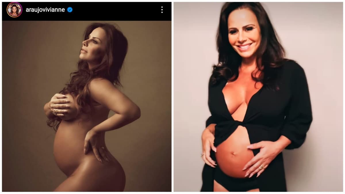 Viviane Araújo causa alvoroço ao mostrar seu barrigão em registro sem roupa 