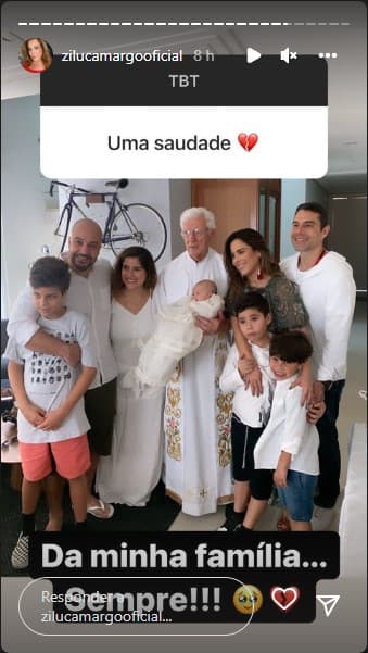 Zilu Godói expõe maior saudade - Foto: Reprodução Zilu Godói expõe maior saudade - Foto: Reprodução