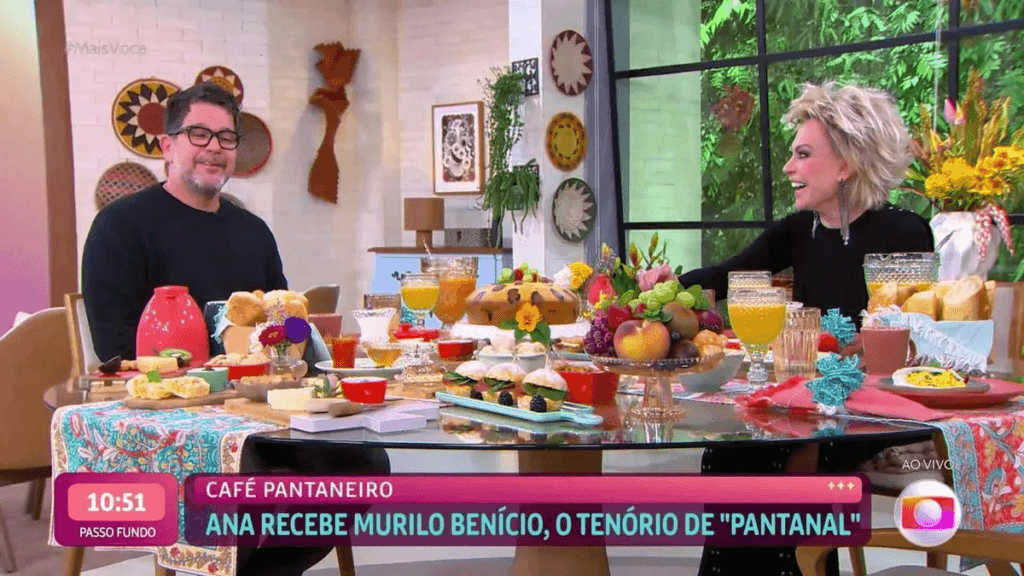 Murilo Benício revela o que ouviu em corredores da Globo e surpreende Ana Maria: "Que nem você"
