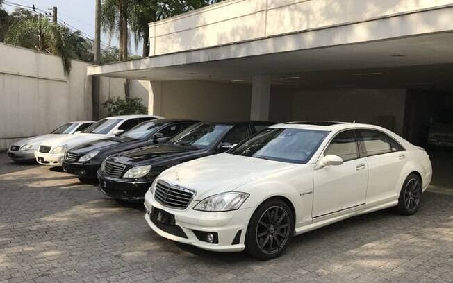 Coleção de carros de luxo de Hebe Camargo (Foto: Reprodução)