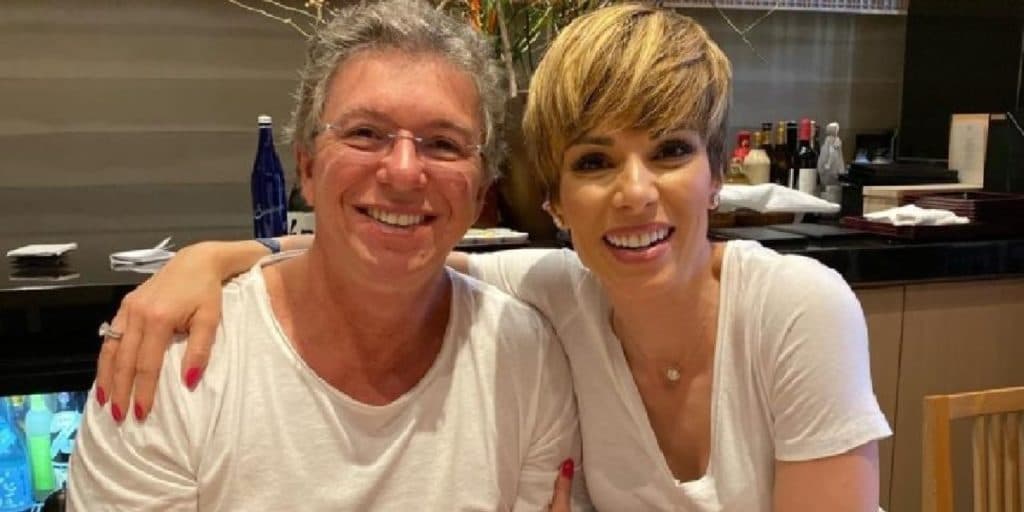 Ana Furtado se despede de país com Boninho e confirma: "Já está batendo saudade"