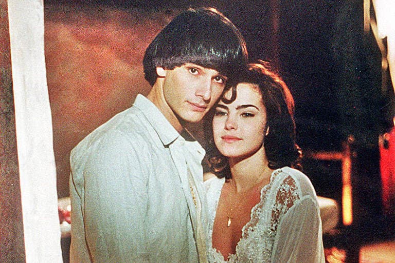 Ana Paula Arósio e Rodrigo Santoro (Foto: Reprodução)