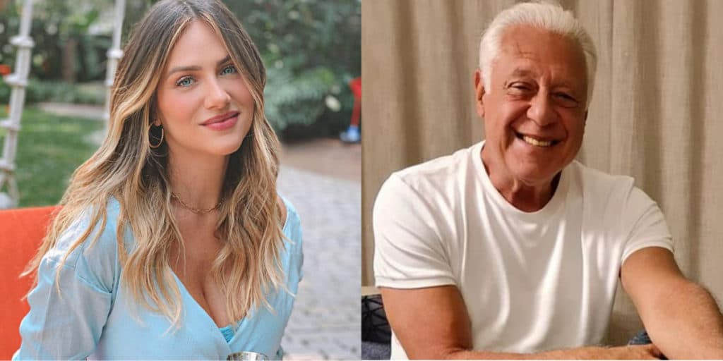 Gio Ewbank surge ao lado de Antônio Fagundes e assume: "Eu tô até agora sem respirar"