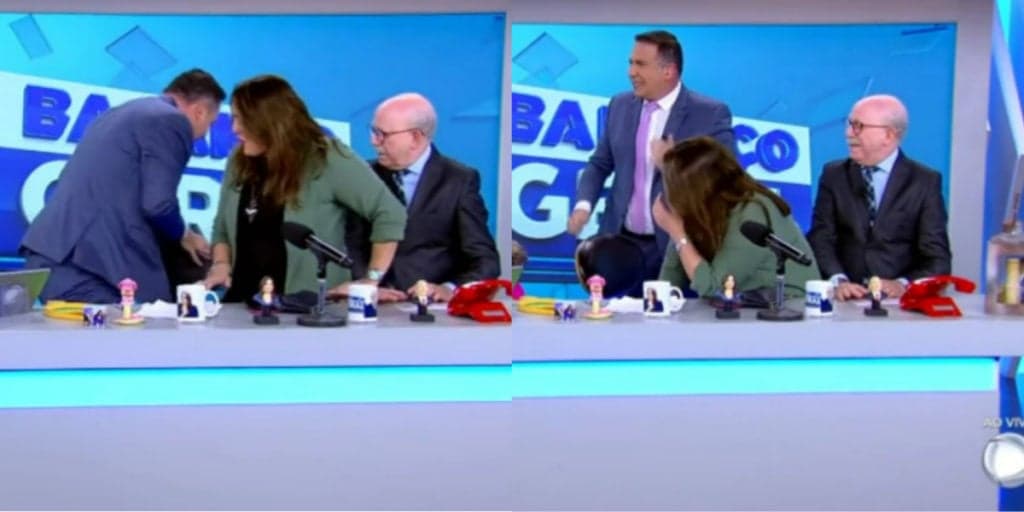 Reinaldo Gottino leva susto em programa ao vivo