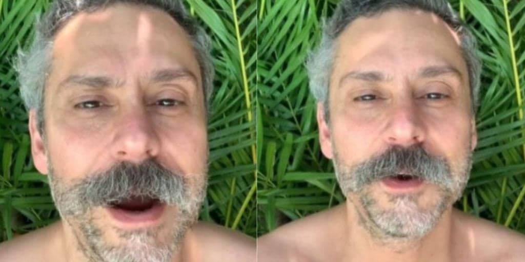 Ator global, Alexandre Nero, anuncia voto nas redes sociais