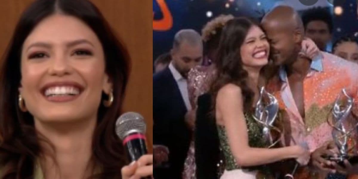 Atriz da Globo, Vitória Strada, mostra a noiva após assumir tudo no Domingão com Huck  (Foto: Reprodução)
