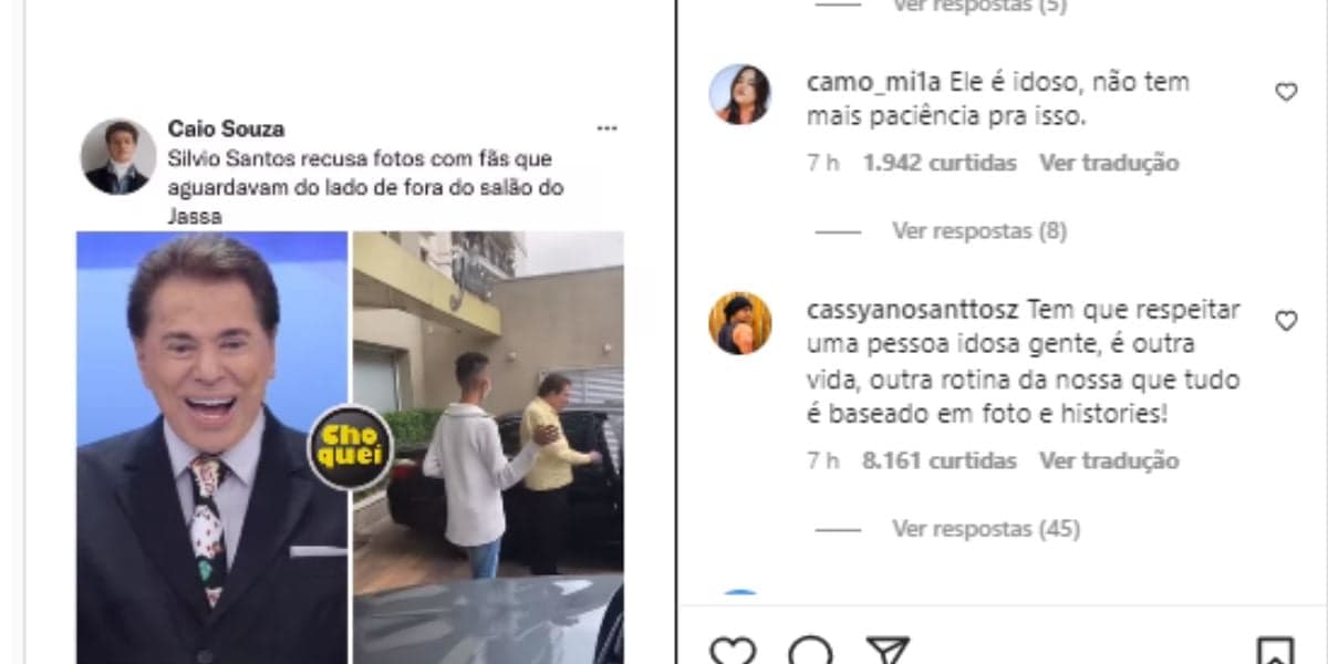 Silvio Santos nega foto com fã e vídeo viraliza na web Silvio Santos nega foto com fã e vídeo viraliza na web